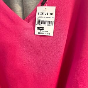 Quiz Pink midi dress